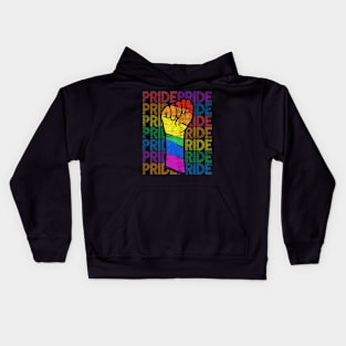 Gay Pride Fist LGBT Kids Hoodie